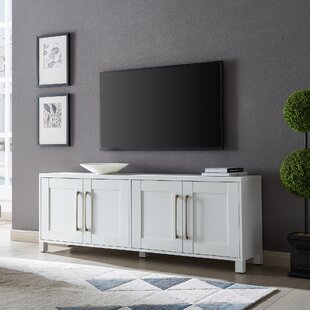 White gloss deals tv unit wayfair